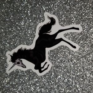 ART Gothic UNICORN WATERPOOF Sticker